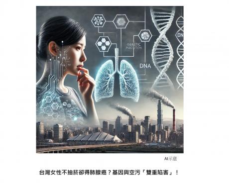 台灣女性不抽菸卻得肺腺癌？基因與空污「雙重陷害」！