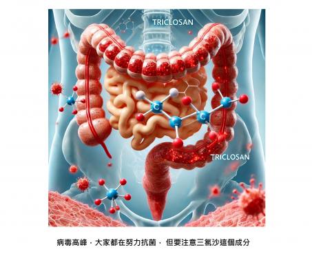 病毒高峰，大家都在努力抗菌， 但要注意三氯沙這個成分