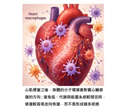 心臟裡神祕的修復工程師 – 巨噬細胞如何決定心臟是慢慢恢復,還是留下疤痕