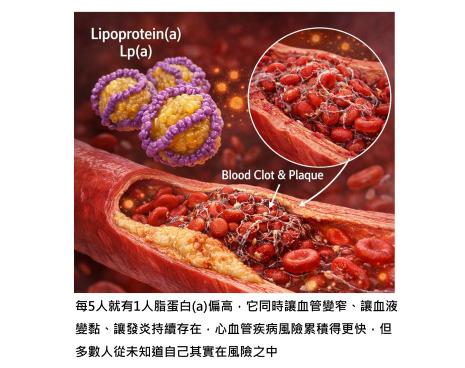 脂蛋白(a)在血管裡慢慢累積的事 - 為什麼有些人看起來很健康,卻還是突發心臟病