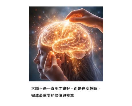 多用腦比較不會失智?神經也需要重新整合與校準,安靜的時候,其實是大腦最忙的修復時刻